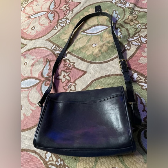 Vintage City Camera Pebbled Grain Leather 9812 Messenger Crossbody 90’s Minty - Picture 12 of 16